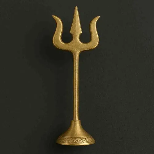 Brass Trishul